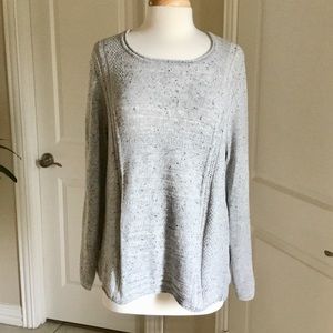 XL Lt Gray Sweater from Colour Works
